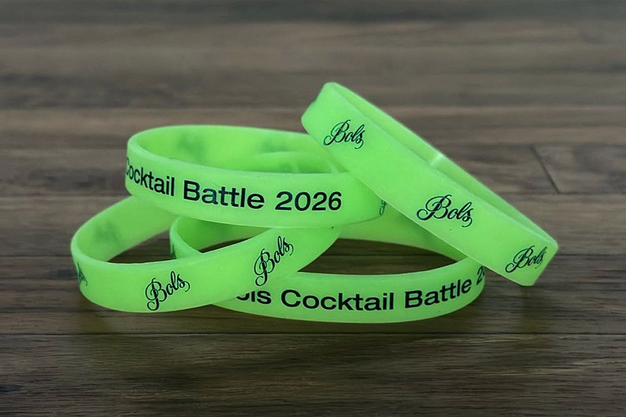 glow in the dark siliconen polsbandjes voor Bols Cocktail Battle